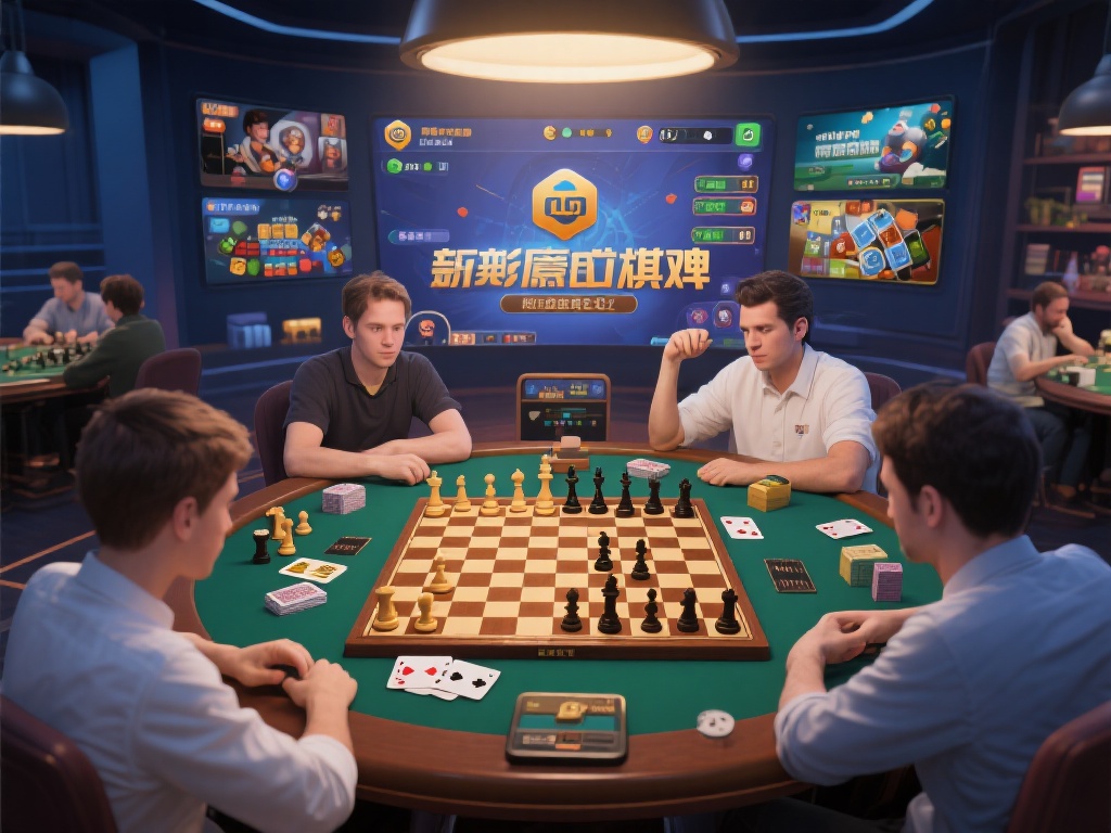 不仅如此，棋牌游戏也是平台的一大亮点。从经典的象棋