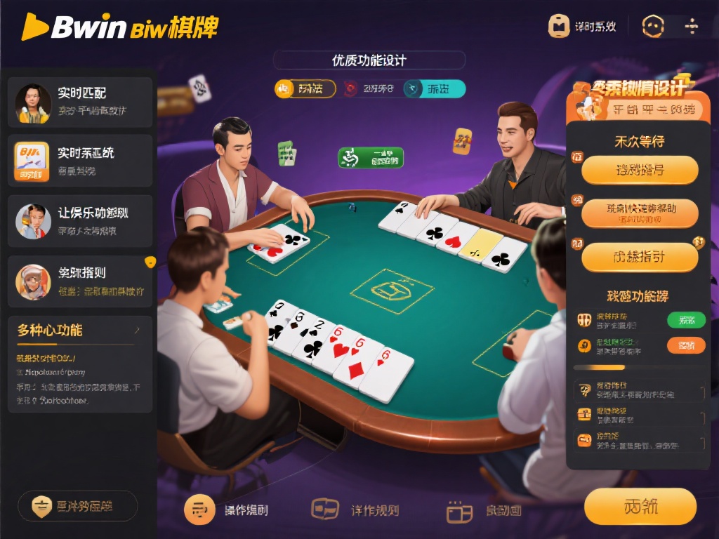 优质功能设计，让娱乐更高效
一个优秀的棋牌平台往