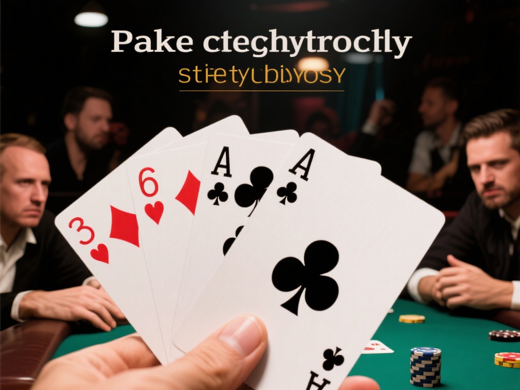 扑克的心理博弈
扑克是策略性最强的娱乐场游戏，玩