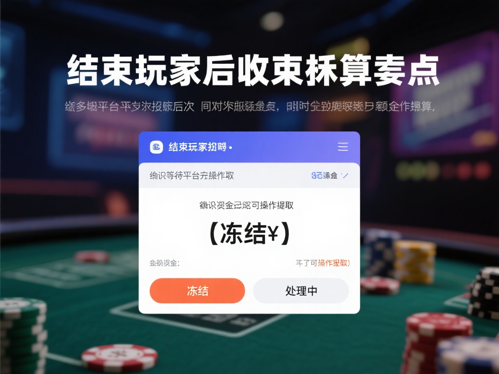 结束投注后资金清算要点
许多玩家认为投注结束后即