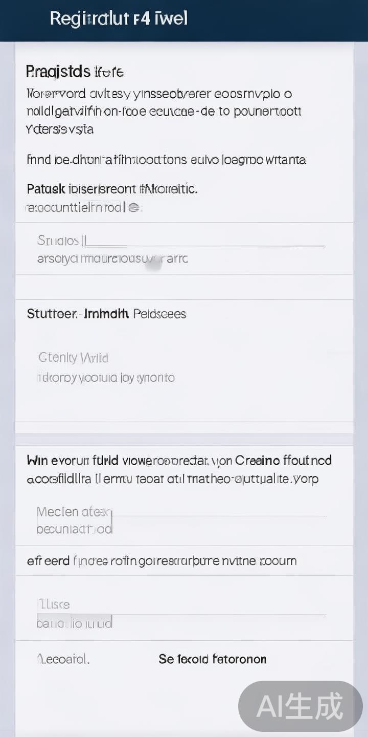注册流程简便，只需填写基本信息并设置登录密码即可完